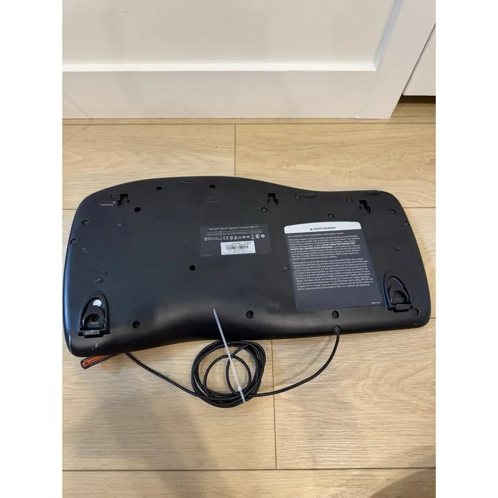 Microsoft Natural Ergonomic Keyboard 4000 V1.0 USB Wired Connection Tested